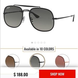 Ray ban blaze black gradient sunglasses